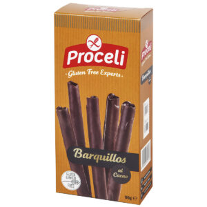 BARQUILLOS AL CACAO PROCELI 90G