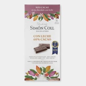 CHOCOLATE 60% CON LECHE SIMÓN COLL 85G