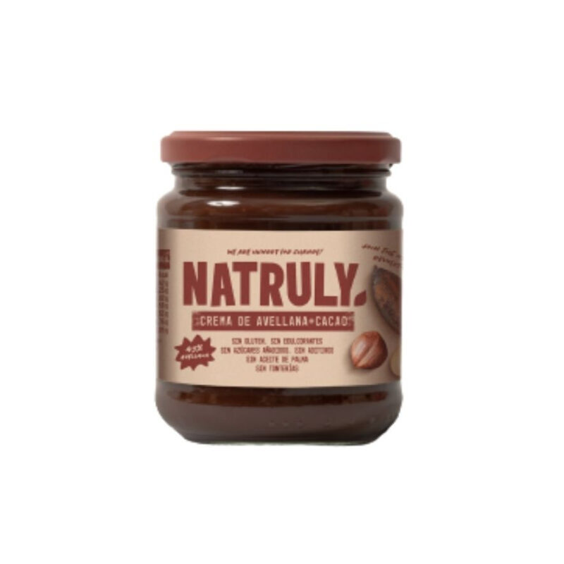 CREMA AVELLANA Y CACAO NATRULY 300GR