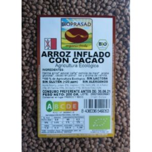 ARROZ INFLADO CACAO BIOPRASAD 200G