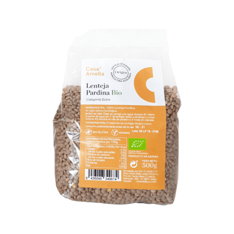 LENTEJA PARDINA CASA AMELLA 500GR