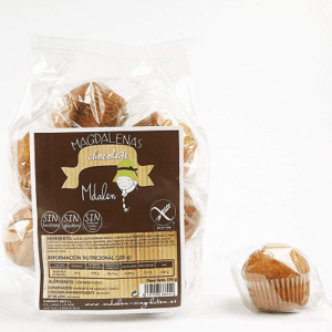 MAGDALENAS RELLENAS CHOCOLATE MDALEN 350G