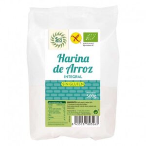 HARINA ARROZ INTEGRAL SOLNATURAL 500G