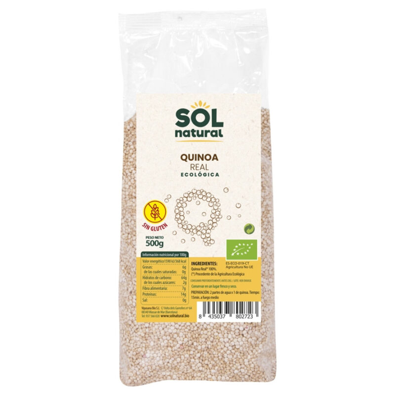 QUINOA REAL TRICOLOR SOLNATURAL 500GR