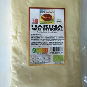HARINA MAIZ INTEGRAL BIOPRASAD 500G
