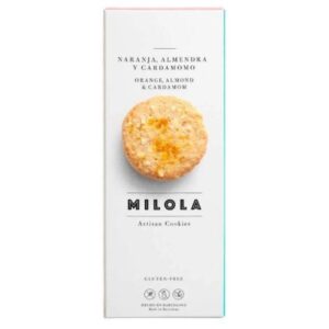 GALLETAS NARANJA ALMENDRA Y CARDAMOMO MILOLA 140G