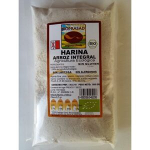 HARINA ARROZ INTEGRAL BIOPRASAD 500G