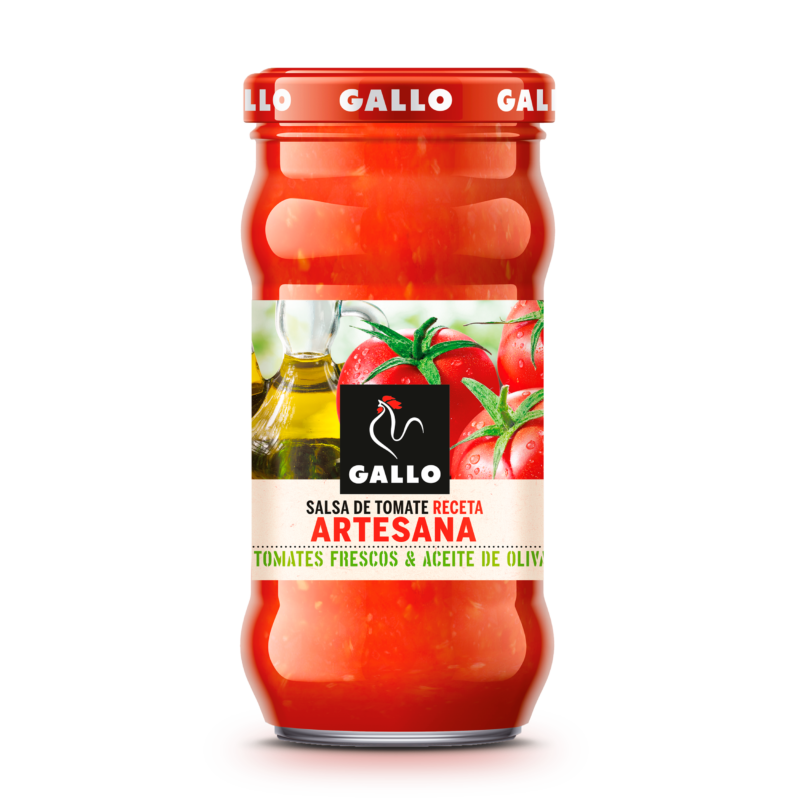 SALSA TOMATE RECETA ARTESANA GALLO 400G