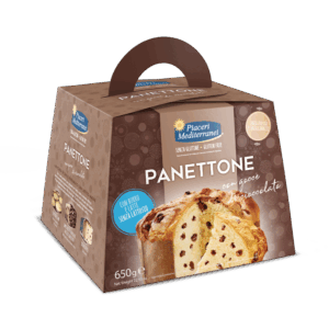 PANETTONE CHIPS CHOCOLATE PIACERI MEDITERRANEI 650G