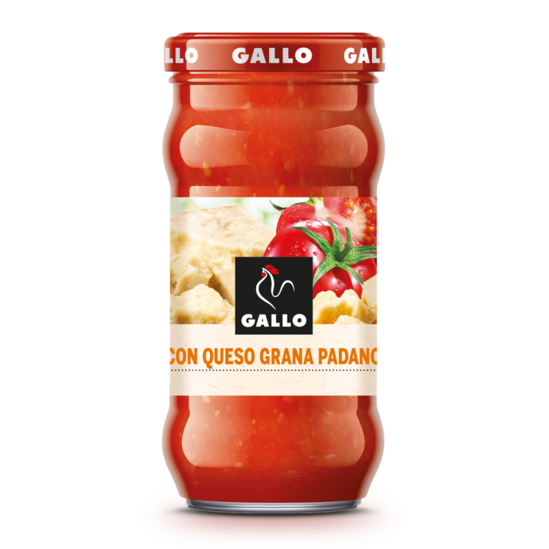 SALSA TOMATE Y GRANA PADANO GALLO 400G