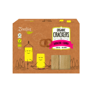 CRACKERS TRIGO SARRACENO Y QUINOA ZEALIA 120G