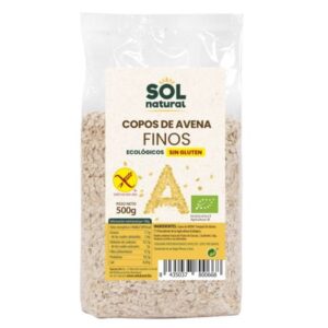 COPOS FINOS AVENA SIN GLUTEN SOLNATURAL 500G