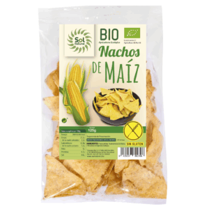 NACHOS MAIZ SOLNATURAL 125G