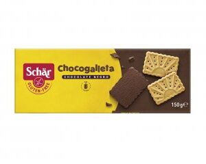 CHOCOGALLETAS CHOCOLATE NEGRO SCHAR 150G