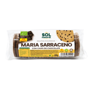 GALLETAS MARIA SARRACENO Y CHIPS DE CHOCO SOLNATURAL 200G