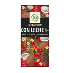 CHOCOLATE CON LECHE DE COCO SOLNATURAL 70G