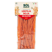 TALLARINES LENTEJA ROJA SOLNATURAL 250G