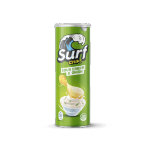 PATATAS SABOR SOUR CREAM & ONION SURF 160G