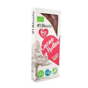 TURRÓN CACAO Y FRUTAS SIN AZÚCAR EL ABUELO 200G