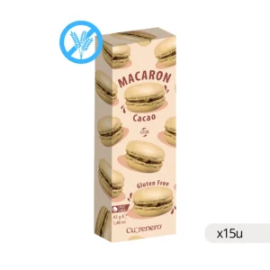 MACARON CACAO CUORENERO 42G (3U)