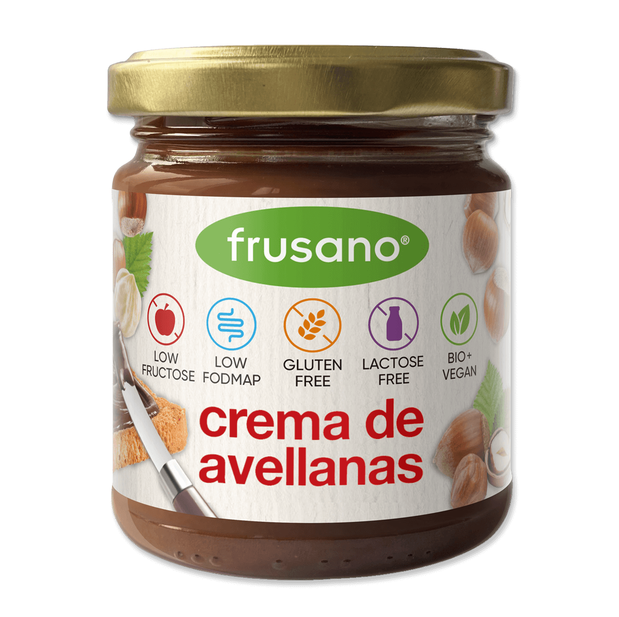 CREMA CACAO AVELLANAS FRUSANO 195G