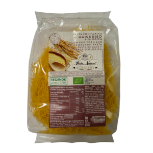 FIDEO FINO MAIZ Y ARROZ PASTA NATURA 250G