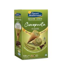 MINI CONO RELLENO PISTACHO PIACERI MEDITERRANEI 6U