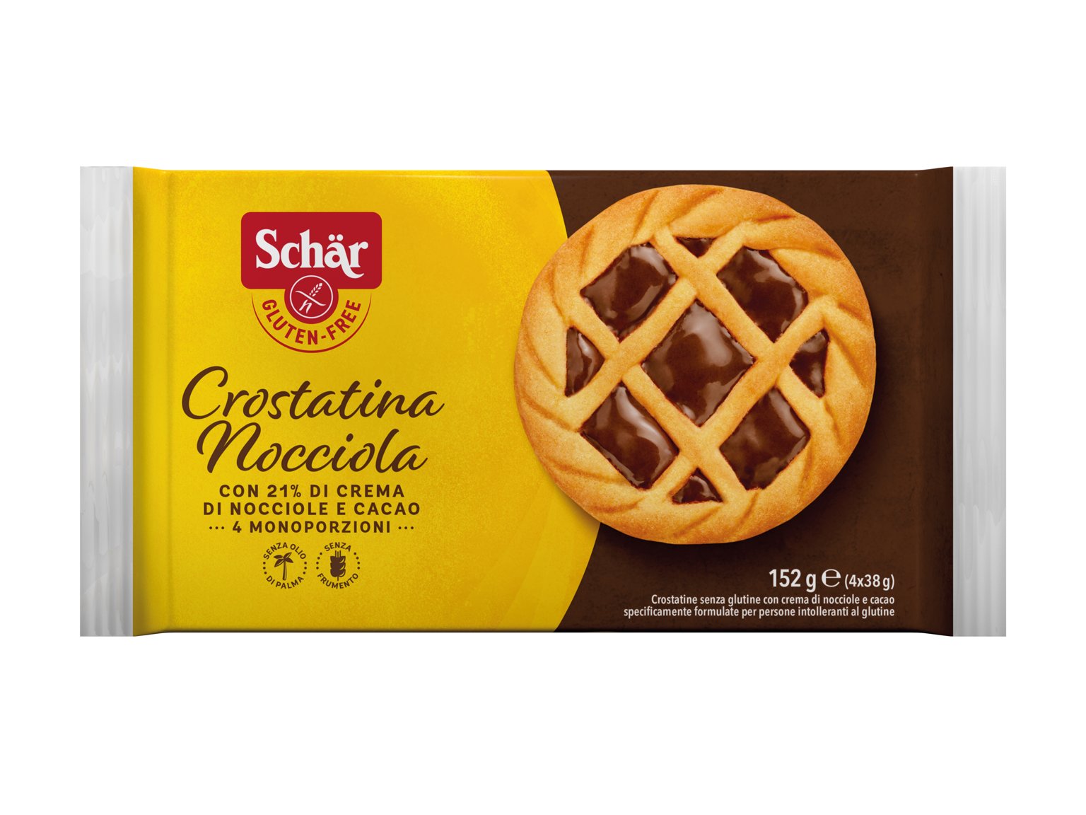 CROSTATINA NOCCIOLA SCHAR 152G (4X38G)