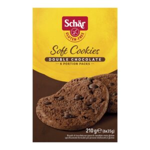 COOKIES DOBLE CHOCOLATE SCHAR 210G (6X35G)