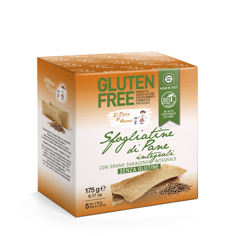 TOSTADA FINA INTEGRAL IL PANNE DI ANNA 175G
