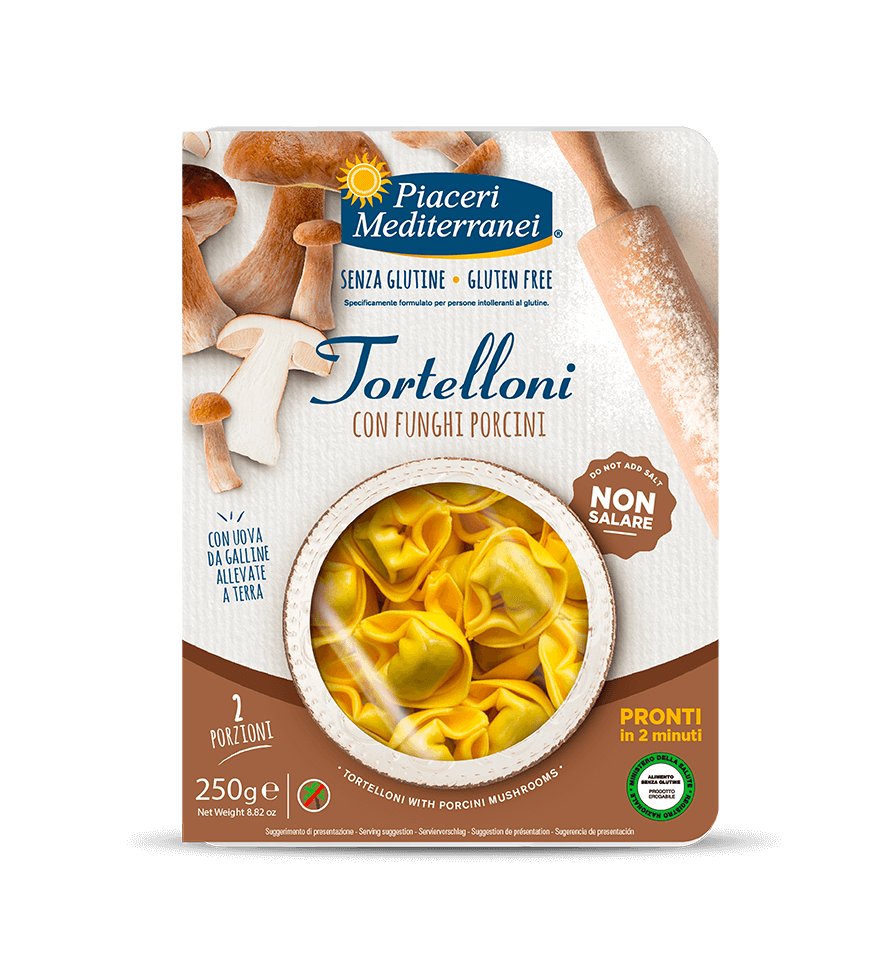 TORTELLINI FUNGHI PORCINI PIACERI MEDITERRANEI 250G